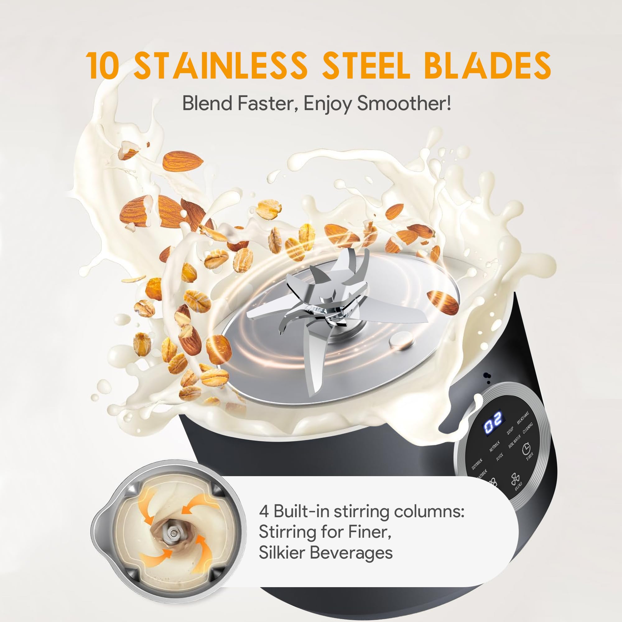 MyDepot Blender 
10 STAINLESS STEEL BLADES