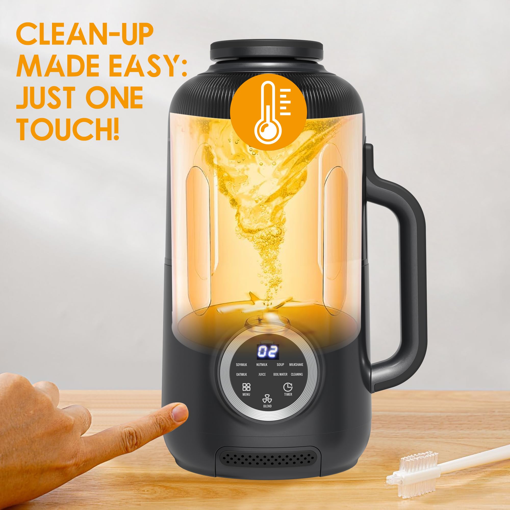 MyDepot Blender 
CLEAN-UP
MADE EASY:
JUST ONE
TOUCH!