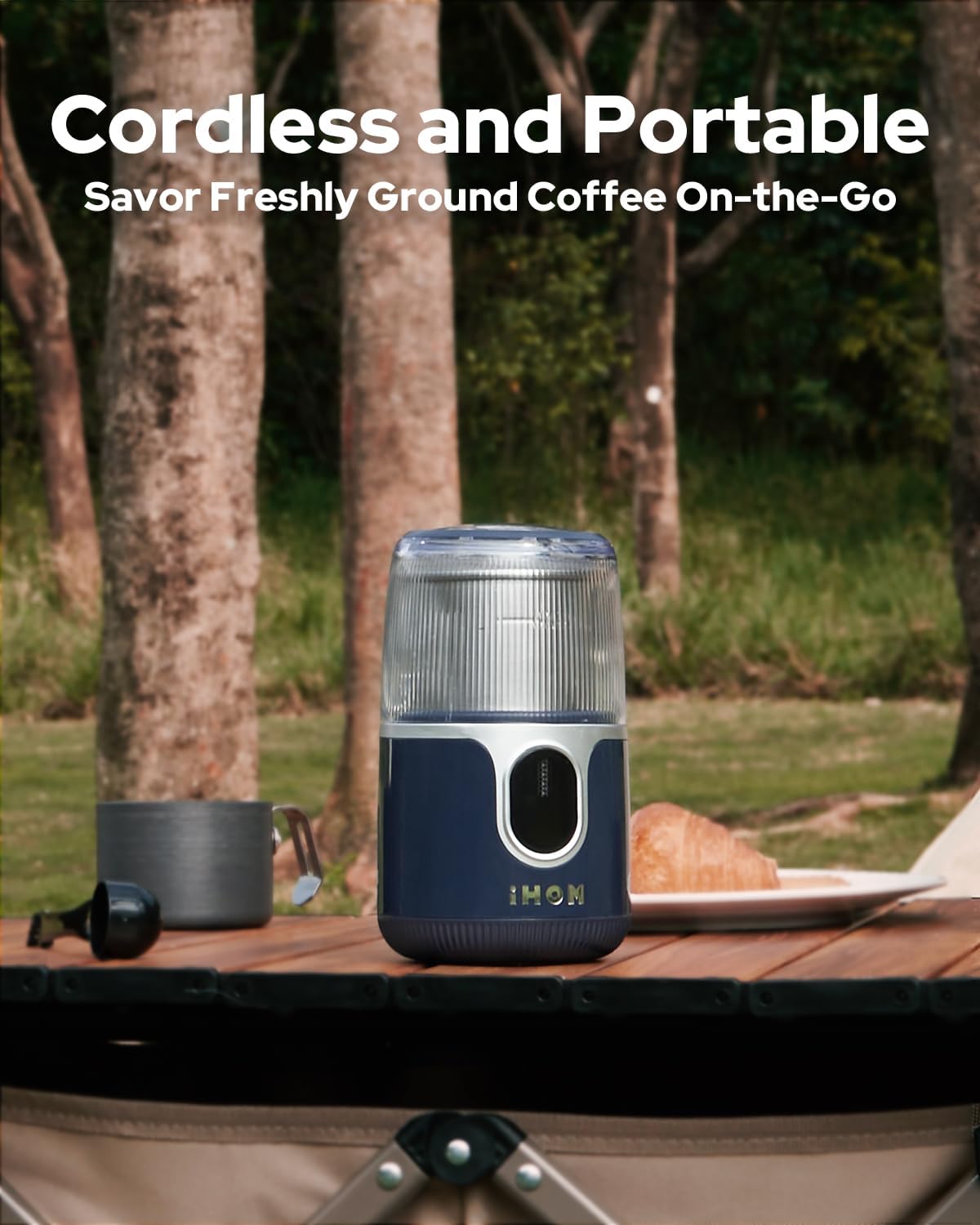 MyDepot Cordless Coffee Grinder 
Cordless and Portable