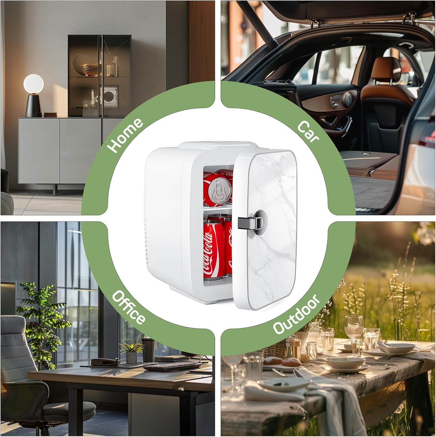 MyDepot Mini Fridge Compact 
Marble White
SPMD-EAM-CZB01-MBWT
